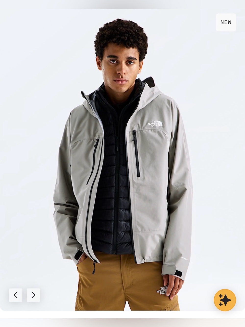 The North Face Valley View Jacket Rainstopper Winter Puffer 2 in 1 , Large